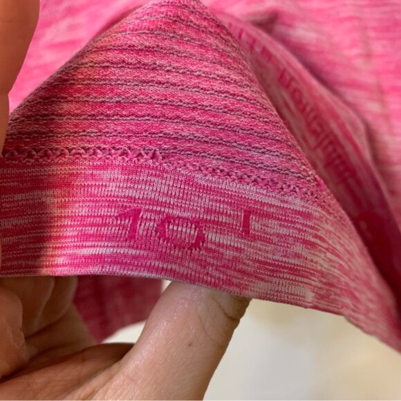 Lululemon Swiftly Tech Tank Heathered Pink Size 10 - Picture 5 of 5